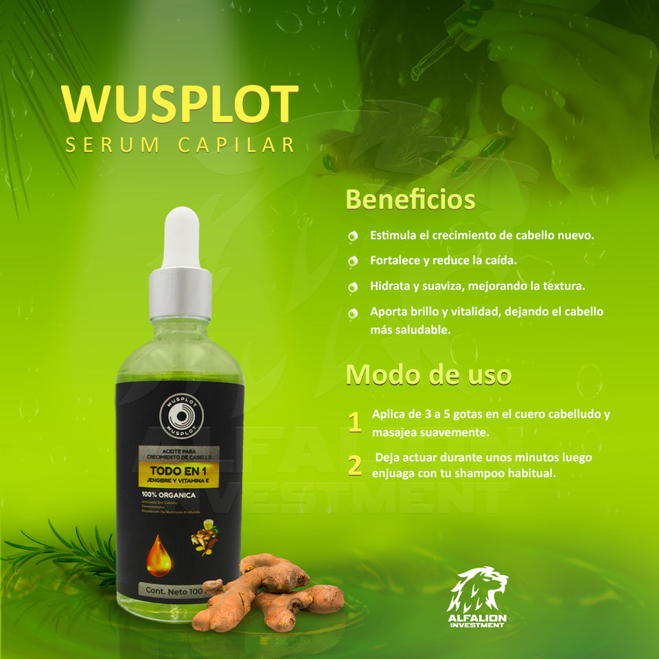 SERUM CAPILAR (100 ml) - WUSPLOT TECNOLOGIA A1